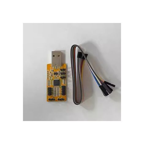 USB vers UART, I2C, SPI (avec ADC 4 canaux, PWM 4 canaux, E/S numériques 8 chiffres et logiciel de test NRF2401) (1/2)