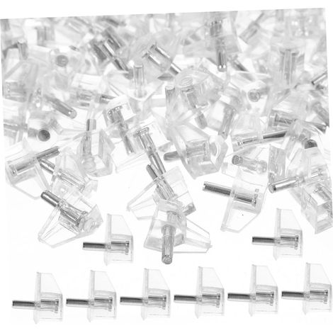 Supports d étagère transparents chevilles de support de 3 mm (1/5)