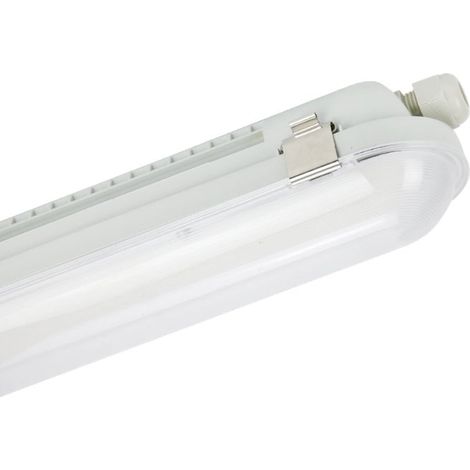 Réglette LED Étanche 120cm 40W 180lm/W IP66 DALI-2 - Blanc Neutre 4000K - 5500K - SILAMP