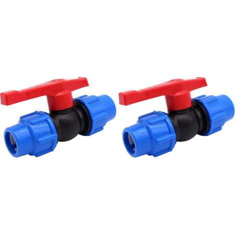 CSPARCV 2er-Pack Absperrventil für 25 mm (25 mm) hochdichte oder alkalische Polyethylen-Wasserleitungen (1/3)