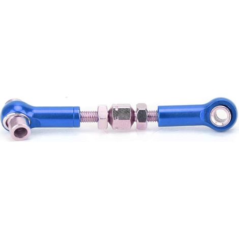 Lot de 6 tendeurs de voiture réglables pour voiture RC 1/10 47 mm (bleu foncé) (1/5)