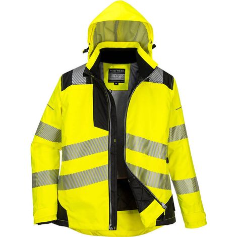 Winterparka Pw3 für Damen Farbe: Gelb/Schwarz Größe XXL - Portwest