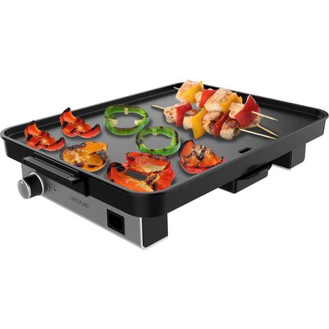 Cecotec Plancha de Asar Eléctrica con Piezas Magnéticas Desmontables Magnet 1800. Plancha de Cocina Grill con 1800W