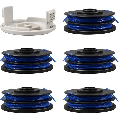 RAC123 Trimmerfadenspule für Ryobi Freischneider - 1,6 mm x 8,3 m - Ersatzspule für Ryobi Freischneider RLT4027, RLT4125, RLT5027, RLT6030, RLT5127, RLT6130 (5+1)