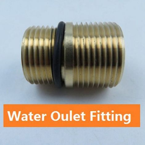 4 Pièces 7110264 Raccord de Sortie D'Eau pour Pompe de Nettoyeur, Connecteur de Sortie D'Eau Mâle M20 Vers Mâle M22 (1/5)
