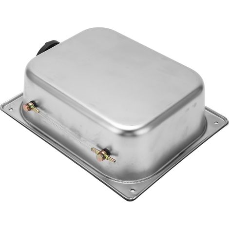 Réservoir carburant inox 7L pour chauffage stationnaire Webasto, compatible diesel, essence et gasoil, acier inoxydable haute qualité. (1/5)
