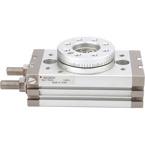 Vérin rotatif pneumatique à crémaillère double effet MSQB20A 20mm (1/5)