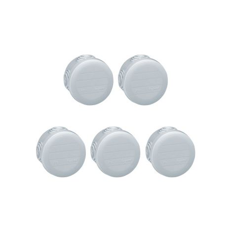 Legrand - LOT de 5 Bou00eetes de du00e9rivation u00e9tanche IP55 - D.60 - Ru00e9f. : 092001x5 (1/5)