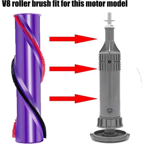 Brosse rotative de rechange pour aspirateur sans fil Dyson V8, pièce n° 967485-01 (1/2)
