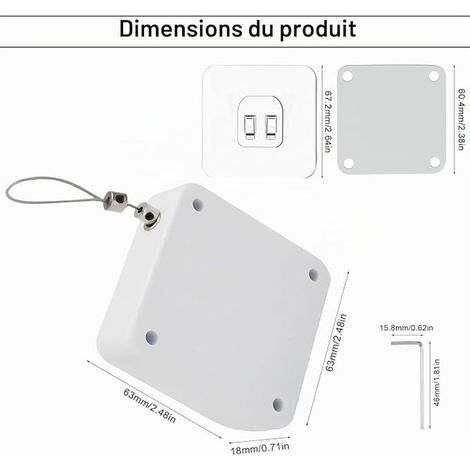 Automatic Door Closer White (1/4)