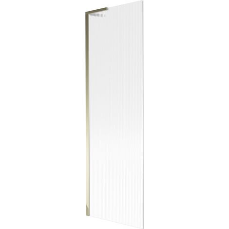 Mexen Next L pare-douche à 1 volet 60 x 150 cm, strié, doré - 895-060-000-03-09-50 (1/5)