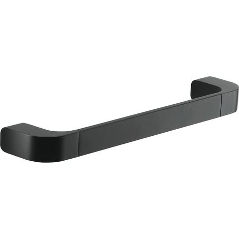 Portasalviette 35 cm in ottone, acciaio inox e Cromall 3221-35 Gedy serie OUTLINE Nero Opaco (1/2)