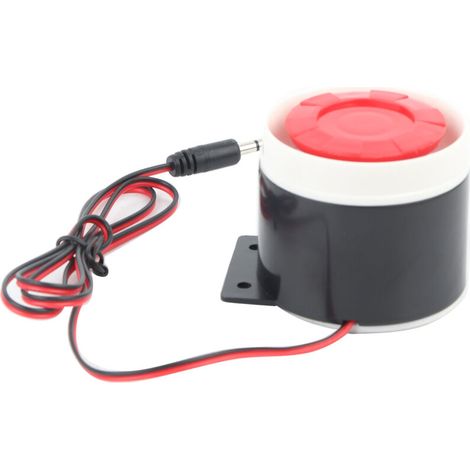Mini klaxon d'alarme filaire DC 12V Home Security 110 dB système d'alarme sonore (1/5)