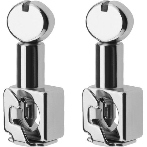Bardusch -Store 2pcs Pinces à Aiguilles en Métal pour Accessoires de Raccords pour Machine à Coudre Domestique Pièces de Rechange, Argent (1/4)