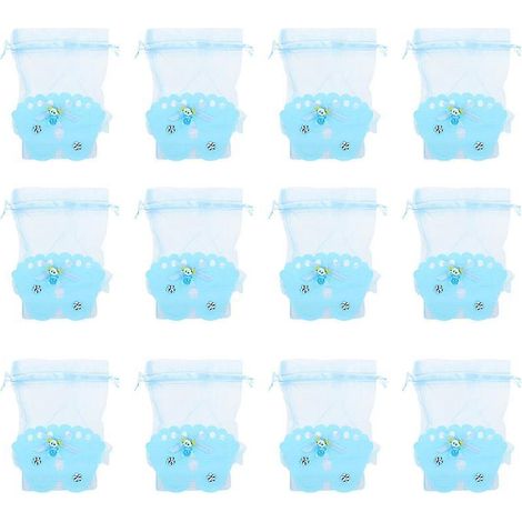 12 sachets à bonbons en tissu non tissé (1/3)