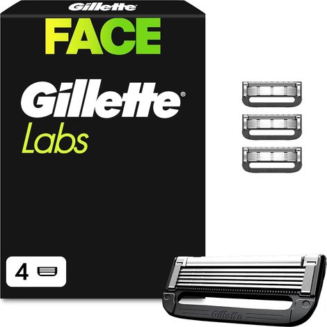 Labs Lames de Rasoir Homme, Pack de 4 Cartouches (1/5)
