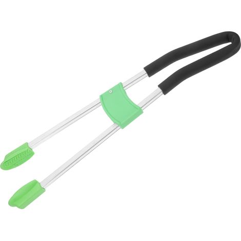 Outil de ramassage des déchets ergonomique à long manche en alliage d'aluminium robuste, polyvalent et léger pour une utilisation domestique. (1/5)