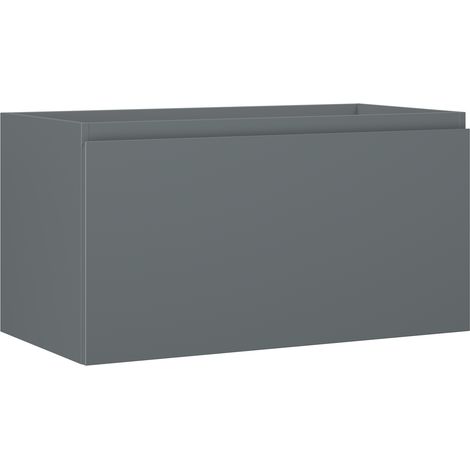 Mexen Orio Badezimmerschrank für Waschbecken 90 cm, 1 Schublade, grafit matt - 91A10-09047-1-BF66 (1/5)