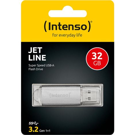 Intenso Jet Line Aluminum 32GB USB Stick 3.2 Gen 1x1 (1/4)