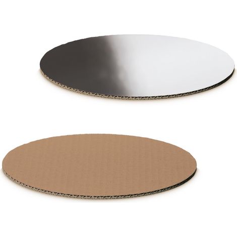 50 x Dekoplatte Geschenk Bodenplatte 200x150x4 mm Braun Silber 100% recyclebar