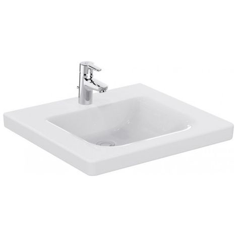 IDEAL STANDARD E548601 Lavabo Connect Freedom, 1 trou robinet, sans trop-plein
