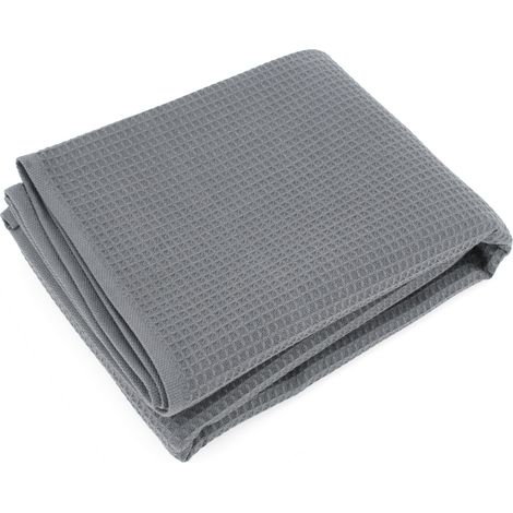 Drap de douche PURE WAFFLE nid d'abeille
