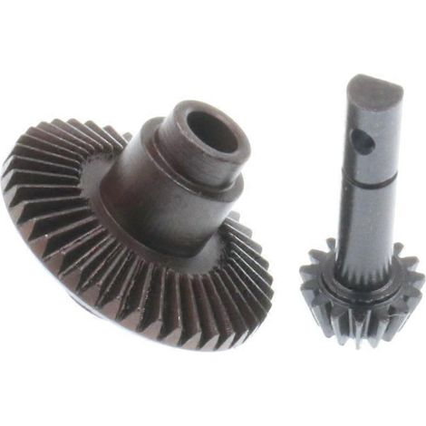 Couronne et pignon coniques hélicoïdaux renforcés 40T 15T pour essieu RC4WD 1/10 TF2 D90 Gelande II Yota (1/5)