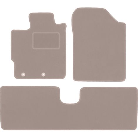 Beige Veloursmatten für: Toyota Yaris III Benzin (2011-2019) (1/5)