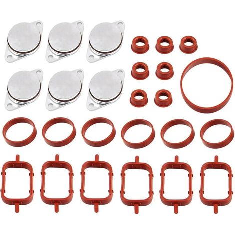 Ansaugkrümmerklappen-Entfernungssatz 6 x 33 mm, Ansaugkrümmerdichtung 11612245439 für E87, E46, E90, E91, E92, E93, E39, E60, E83, E53 (1/4)