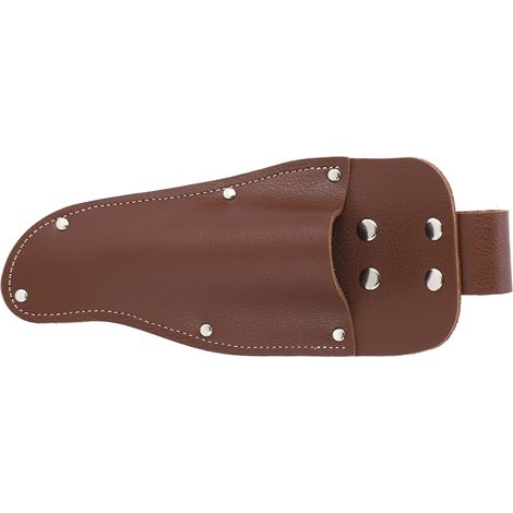 Étui porte-pince, sécateur, étui en cuir de vachette, pochette de ceinture suspendue pour outils de jardinage, sécateurs, ciseaux, couteaux, café (1/5)