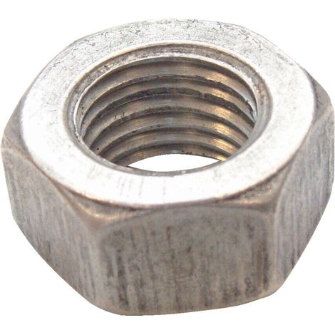 5/8 BSW Steel Hex Full Nut BZP- you get 10