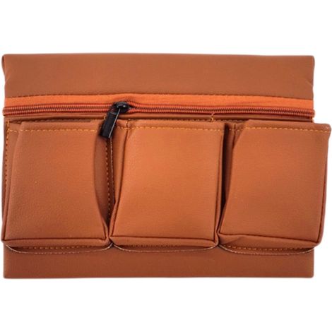 Scatola portaoggetti per bracciolo del finestrino dell'auto - Borsa portaoggetti laterale in pelle per portiera dell'auto, tappetino multifunzionale per bracciolo della portiera con tasca, accessorio 