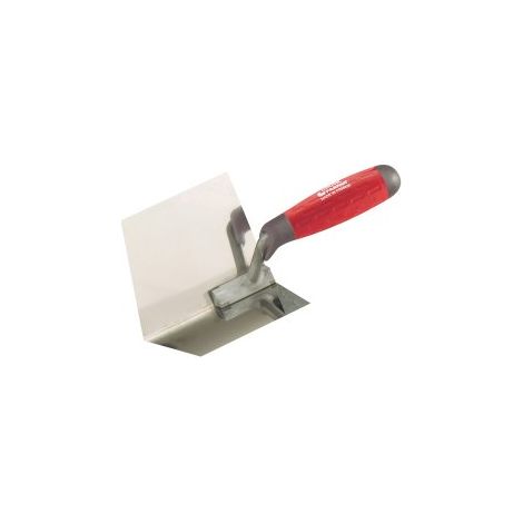 L'Outil Parfait – Truelle d'angle inox 150mm – Manche composite incassable – Pour angles rentrants – Lame acier inoxydable