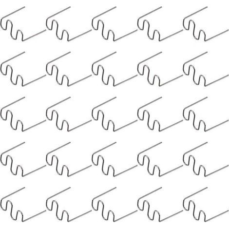 500 Pièces Agrafes de Soudage Plastique 0.6mm pour Réparation Pare-Chocs Auto et Carrosserie (1/4)