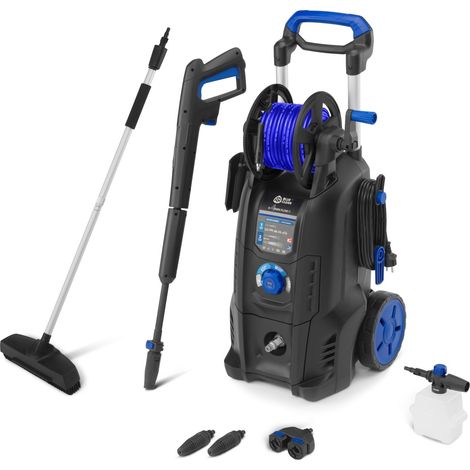 Nettoyeur haute pression électrique 2500W – Pression 150 bar – Débit 810 l/h – Power Brush pour nettoyage intensif – Moteur Dualtech – Ar Blue Clean