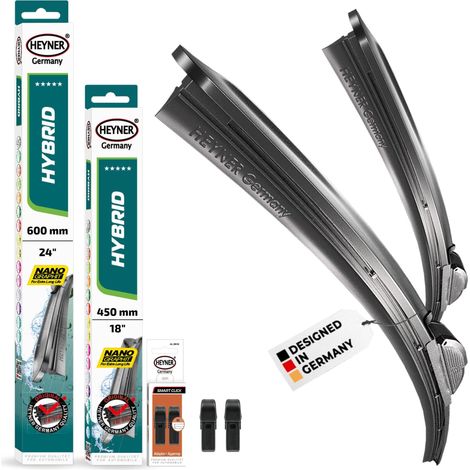 HEYNER® Scheibenwischer komp. mit DFSK GLORY 600 (01.2024 - 06.2026) HYBRID Flachbalkenwischer