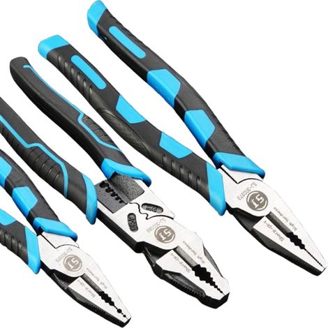 Professional set de 3 pinces pince universelle à long bec et coupante diagonale (1/5)