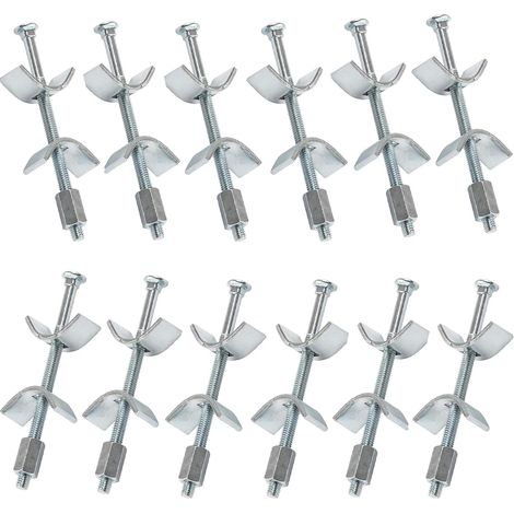 Raccord Plan de Travail - Connecteur de Meubles, 100 mm 6 pcs. - Joint Plan de Travail Cuisine - Vis Assemblage Meuble – Ferrure d'Assemblage - Solution Sûre et Stable (1/5)