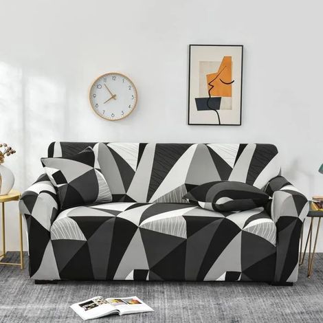 Housse de Canapé Extensible 3 Place, Couverture Canapé avec Accoudoirs Moderne Couvre Canapé Elastique Universelle Revêtement (1/5)