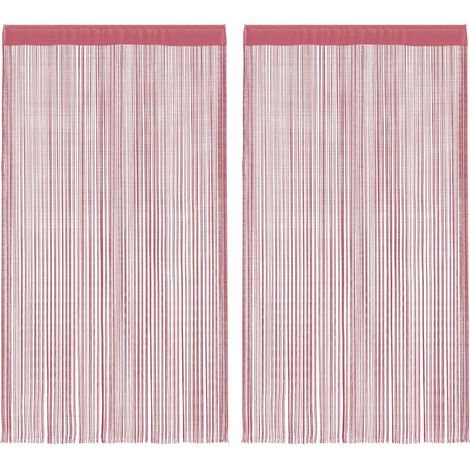 Maison Exclusive - Tende a Filo 2 pz Rosa 140x250 cm