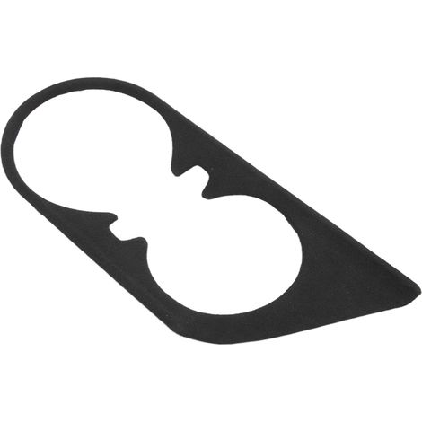2 mm dicke Wildleder-Blende für Getränkehalter im Chevrolet Camaro (2016–2021, Linkslenker), Schwarz (1/5)
