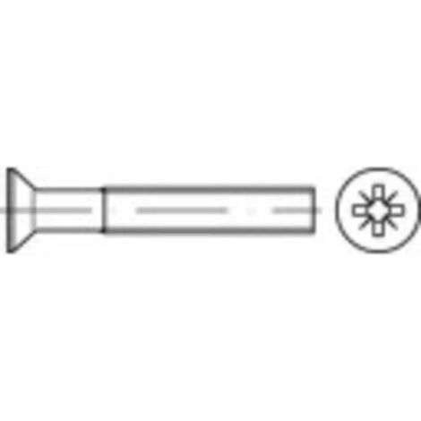 [NEUWERTIG] B-Ware Toolcraft Senkschrauben Schrauben M5 Kreuzschlitz Stahl Verzinkt 500 Stück 40 Mm