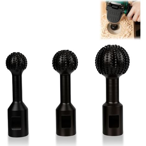 3Pcs Fraise Bois Spherique,25/30/40 mm Outillage Menuiserie Bois (1/5)