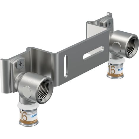 Uponor S-Press PLUS Montageeinheit Gemini 16-Rp1/2"FT c/c150mm, 1070664 (1/3)