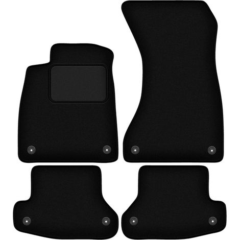 Alfombrillas de terciopelo negro para Audi A5 F53 coupé (2016-). (1/5)