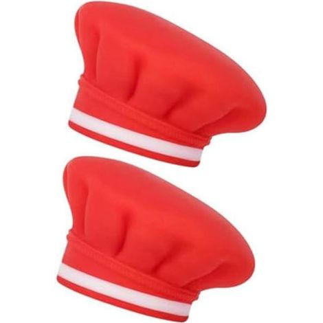 tapones con forma de gorro de chef para champán y vino tinto. (1/3)