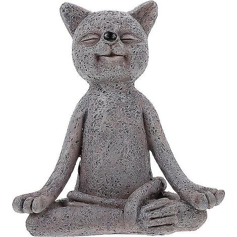 1 Stück Katzenornament aus Kunstharz