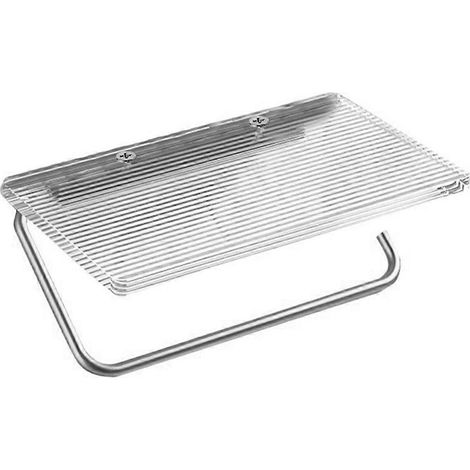 Papierrollenhalter ohne Lochung, Badezimmeraccessoires, Silber