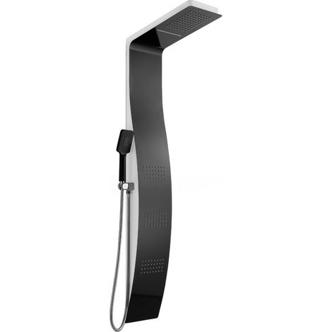 Panneau de douche Mexen Bali, noir/blanc - 7622-03-71 (1/2)