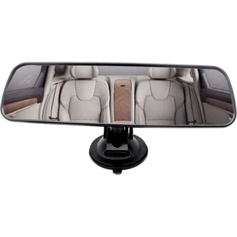 Rétroviseur Intérieur Voiture Universel Central Plat 245mm Grand Angle (1/4)